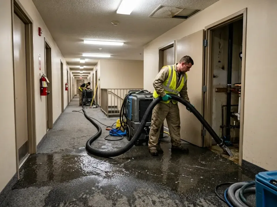 multi-unit-apartment-hallway-f-005 — frequently asked questions, Emergency Burst Pipe Water Extraction & Removal in West Ath…